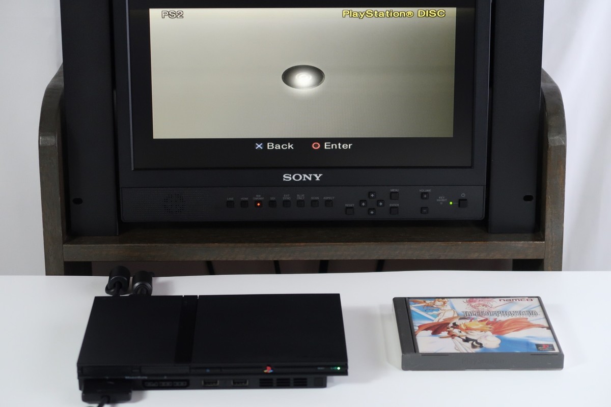 Sony PlayStation 2 PS2 SCPH-79000 Black Slim Console Japan Import