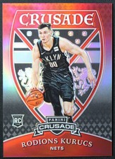 2018-19 Panini Chronicles Crusade Red 1/149 Rodions Kurucs #564 Rookie RC