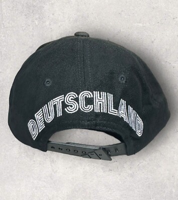 アディダス キャップ 98s サッカーワールドカップ フランス ブラック Vtg. France 98 Coupe De Monde Deutschland Football World Cup