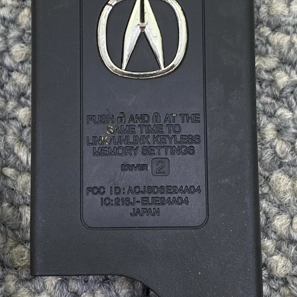 Mando a distancia llavero ACURA RL 2005-2012 - Driver 2 - ACJ8D8E24A04 con inserto Foto 3 de 4