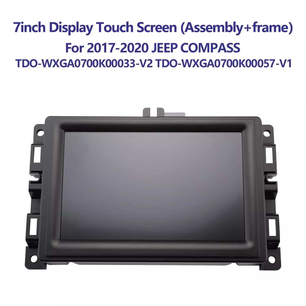 7" LCD Touch Screen Display Replacement For 2017-2020 Jeep Compass Radio & Navigation 2 thumbnail image