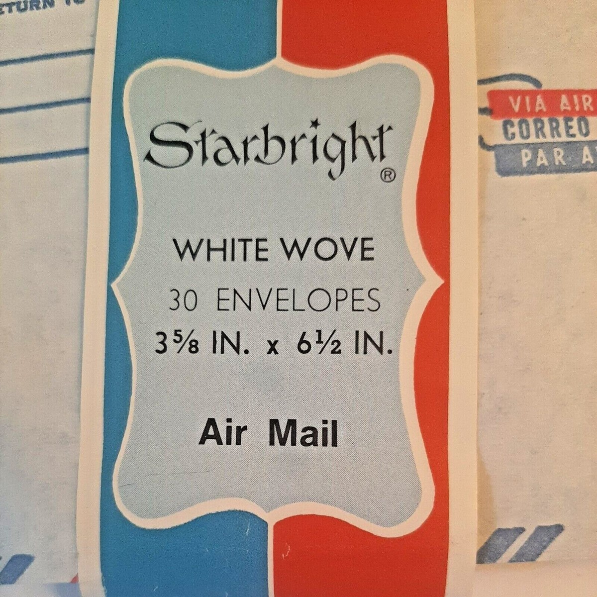 A Deep Dive on Air Mail Envelope Design - by Paul Lukas Vintage Air Mail Envelopes Red White Blue Stripe display picture 1