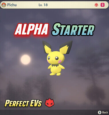 Shiny Pichu Alpha Best Stats // Pokemon Legends: Arceus // 