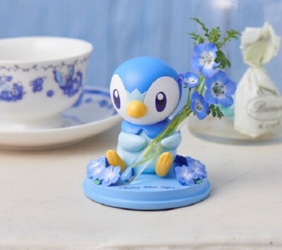 Piplup a single flower vase Pokemon Center Original (June 8, 2023
