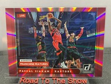2021-22 Panini Donruss Franchise Features Pascal Siakam Pink Laser Raptors #9