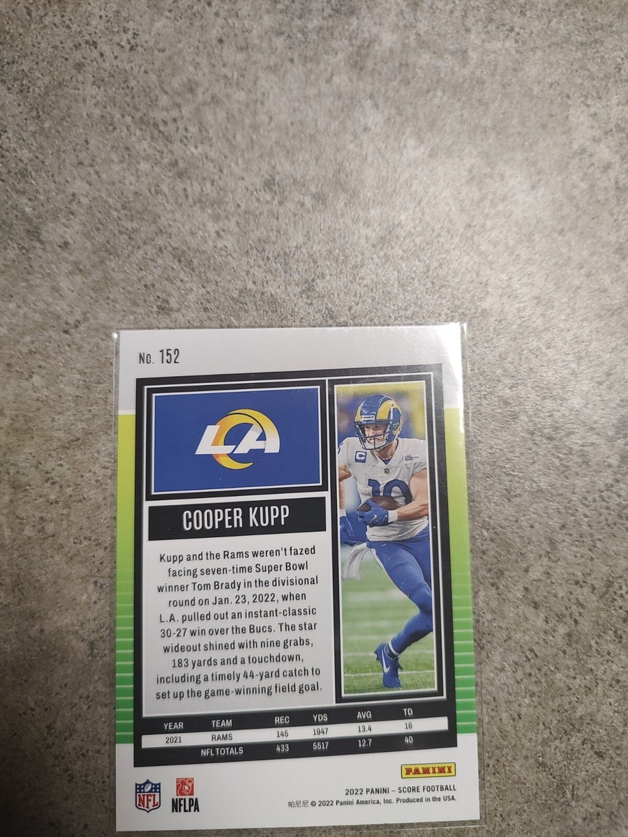 枚パーパパ 2022 Score - Cooper Kupp #152 Purple for sale online | eBay
