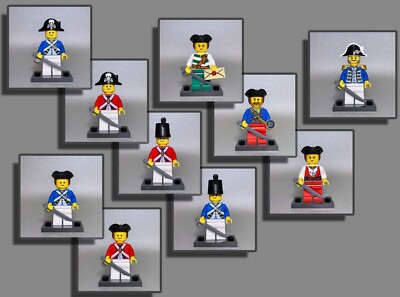 LEGO  Figuren - Piraten Piratin Rotröcke Blauröcke Imperial Guards (P/10-19)