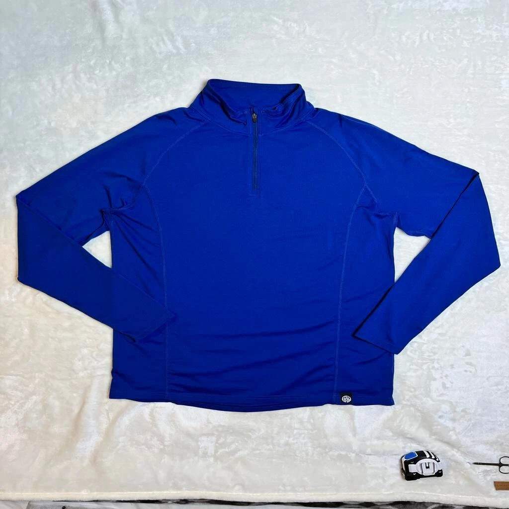 2x REI Co-Op Performance 1/4 Zip Pullover Men's Large Lightweight Stretch Wicks