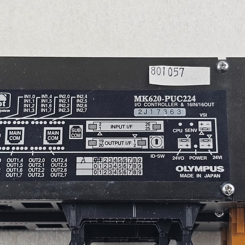 OLYMPUS MK620-PUC224 I/O CONTROLLER & 16IN/16OUT 2J17363 - Picture 5 of 5