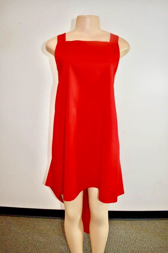 Vestido de noche asimétrico ZARA ROJO talla pequeña EN OFERTA Foto 2 de 4