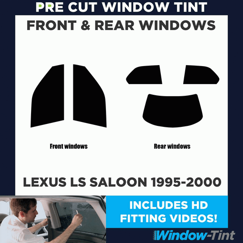 For Lexus LS 4-door Berlina 1995-00 Full Pre Cut Window Tint Kit Front & Rear - Picture 2 of 10