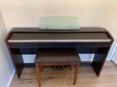 Elegant Piano Cushion Bench Stool Chair Flip Top Storage