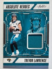 2024 Absolute Football Trevor Lawrence Heroes Patch /250 Jaguars