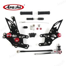 Estribo Delantero (Pie Del Conductor) En Aluminio Negro Para Honda CBR 1000 RR Fireblade (2004-2014)