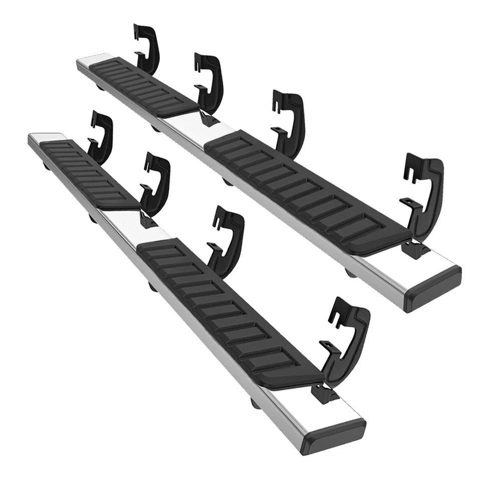 6" Running Boards for 07-18 Silverado Sierra 1500 2500HD Crew Cab Side Step Bars Foto 2 de 4