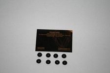 8 X PIEDINI EMISFERO ISOLAMENTO SORBOTHANE 11 MM PER ALTOPARLANTE GIRADISCHI HI-FI