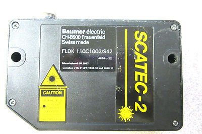 Gebraucht BAUMER ELECTRIC FLDK 110C1002/S24 Laser-Zählmodul SCATEC-2