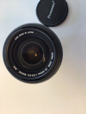 Sigma D Zoom 28-300mm f/3.5-6.3 D Macro Lens w/ Hood for Nikon