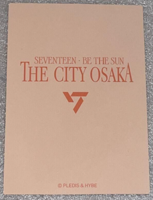 SEVENTEEN THE8 BE THE SUN THE CITY OSAKA Japan Official