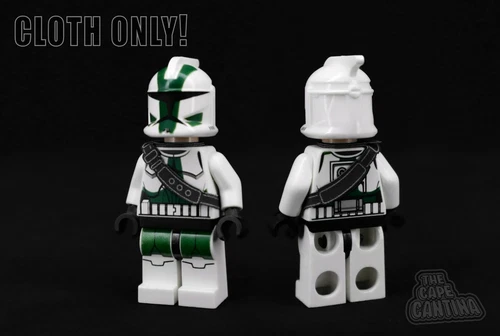 Star Wars 41st Phase 1 Commander Gree Custom Cloth Strap Cape Accessory for LEGO