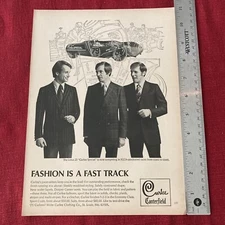 Curlee Canterfield Men’s Suits 1970 Print Ad - Great To Frame!