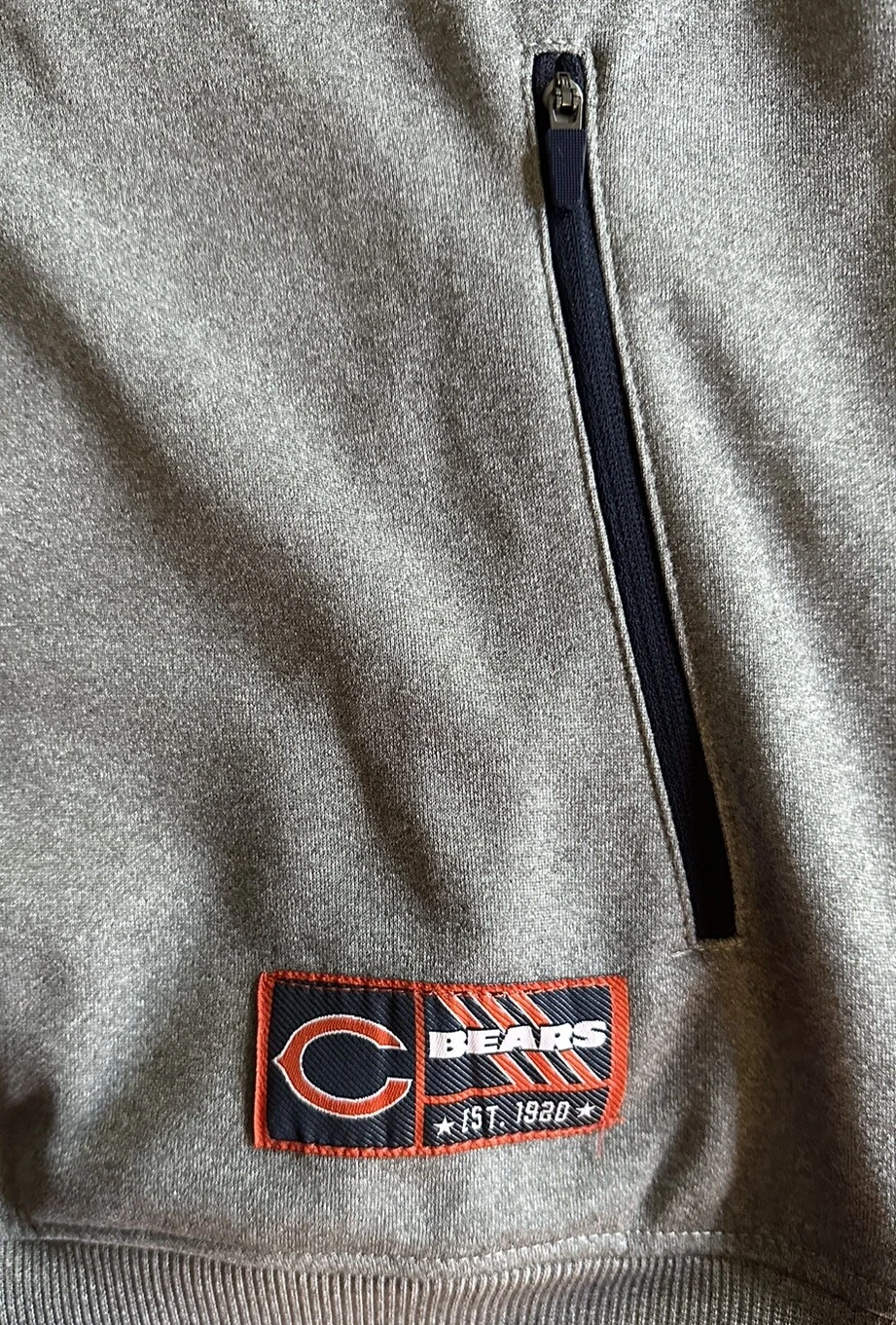 VETEMENTS Chicago Bears NFL Team Apparel Pullover Felpa con Cappuccio Uomo Taglia Media Nuovo con etichette MSRP = 85 00