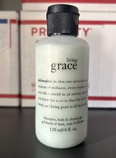 NEW SEALED PHILOSOPHY 4 OZ SHAMPOO SHOWER GEL BUBBLE BATH LIVING GRACE