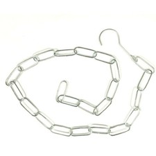 42" Long Metal Multiple Clothes Market Shop Display Hanging Chain with Hook UK