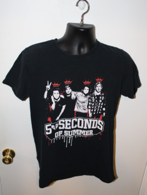 予約済み500■2010 Live Concert Beginnig Tシャツ 5 Seconds Of Summer Sounds Live Feels Live 2016 Concert Tour T