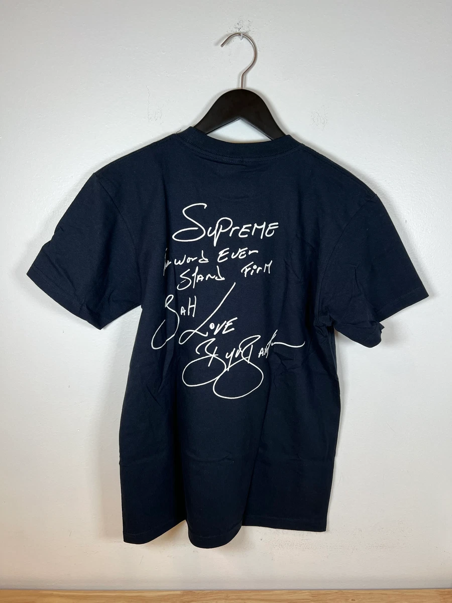 T DS Supreme Buju Banton Tee Navy Sz S | eBay