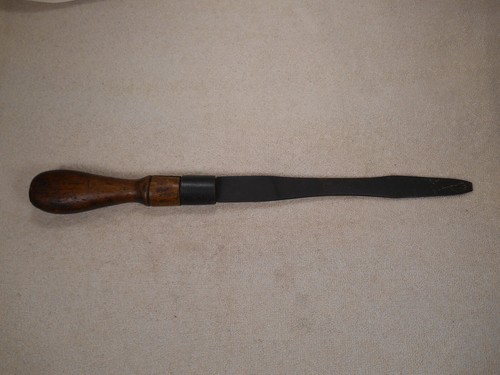Vintage Holzgriff Flachkopf Schraubendreher/Feile (19 Zoll) sehr selten!! - Bild 2 von 9