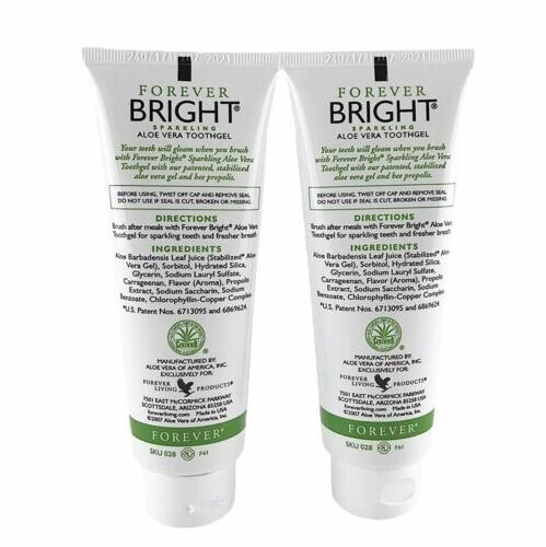 New Forever Living Bright Toothgel With Aloe Vera NO