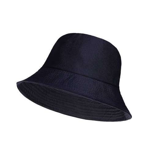 Unisex 100% Cotton Bucket Hat Sunshade Cap Fisherman Summer Beach Headwear Hats - Afbeelding 8 van 19