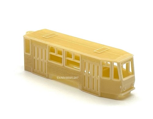 Nn3/Nm Scale BVG Tatra KT4D Streetcar Kit German Tramway Trolley 6.5 mm Gauge - Picture 15 of 16