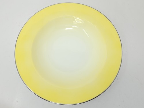 Missoni Home Richard Ginori 173 Soup Bowl 9 in Fine Bone China, Yellow/Silver - Picture 6 of 12