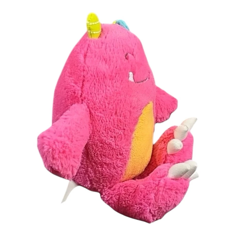 Peluche Carters Happy Monster Lovey rosa naranja 10” 2013 juguete de peluche 61363 Foto 3 de 4