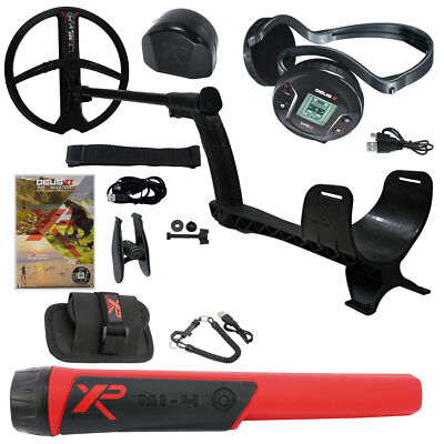 XP DEUS II WS6 Master FMF Detector 11'' Coil + Starter Bundle