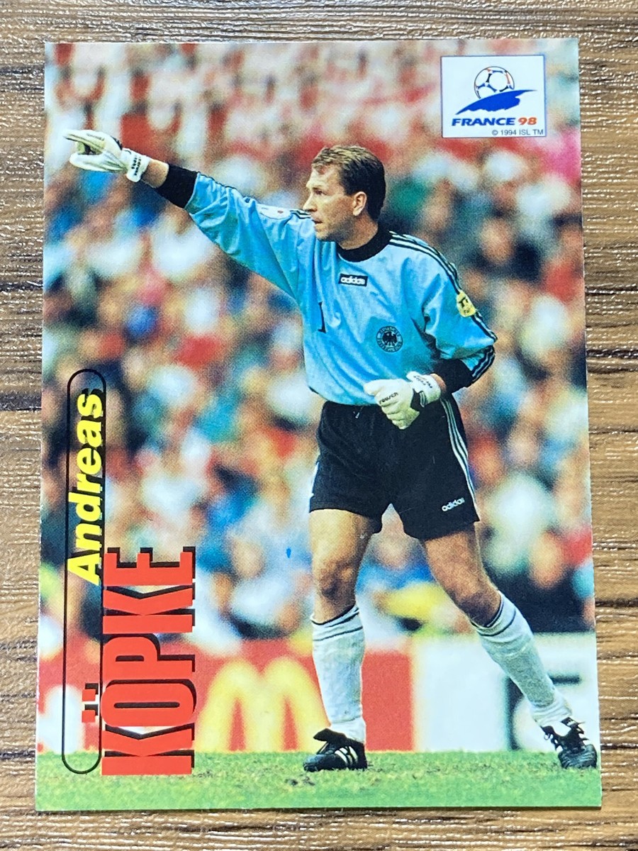 Free Shipping! Panini 1998 France World Cup Card #2 Andreas