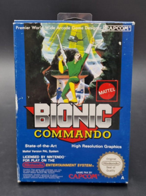 Bionic Commando - Nintendo NES - Komplett - PAL A ITA - Guter Zustand