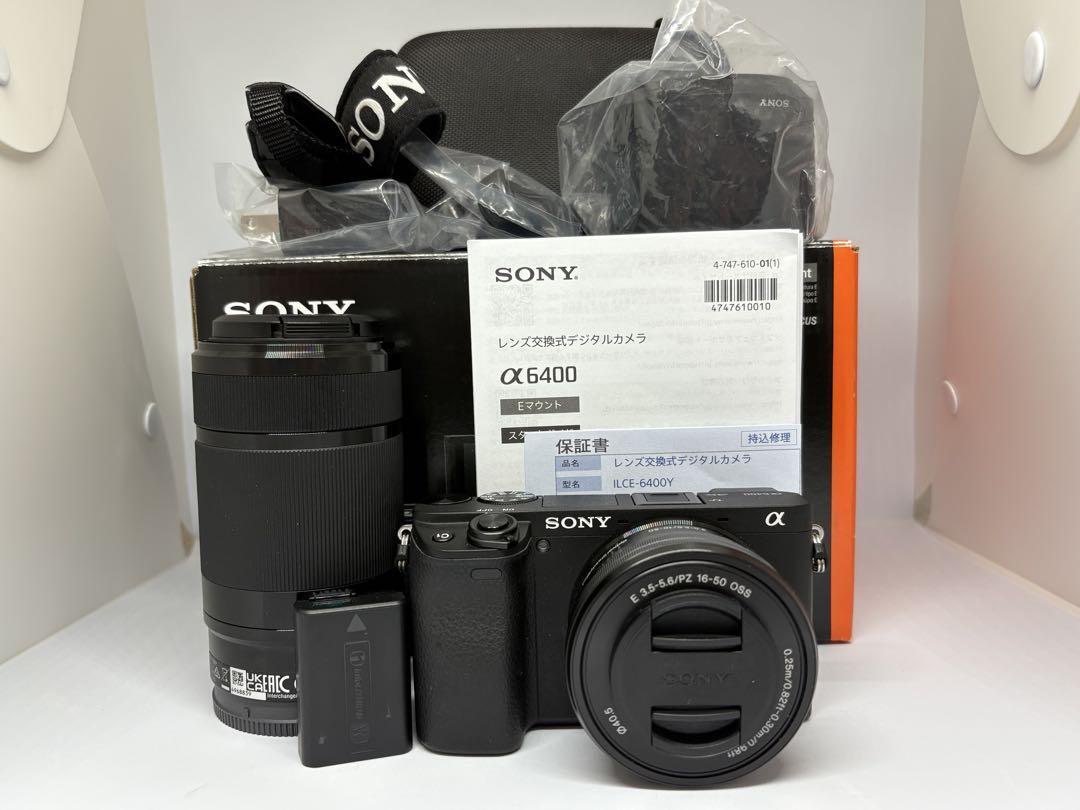 Sony ILCE-6400Y a6400 Black (ShutterCount:3170) Near Mint w