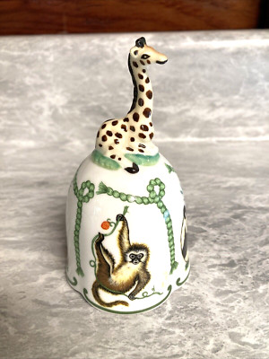 RARE1991 LYNN CHASE JUNGLE PARTY BELL - GIRAFFE, MONKEY, PANDA, ELEPHANT, JAGUAR