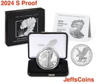 2024 S AMERICAN EAGLE SILVER Dollar PROOF AE San Francisco 1oz .999 24EM