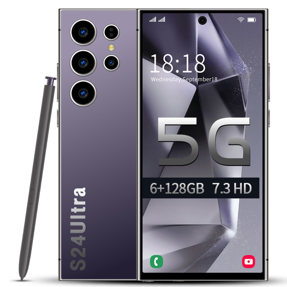 Smartphone S24 Ultra 5G 7.3" - 16GB, Dual SIM, Sbloccato, Android, Nuovo, Multicolore