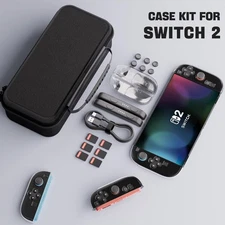 Carrying Case for Nintendo Switch 2, Screen Protector, Large Space with 12 Game