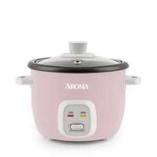 Housewares 4-Cups (Cooked) / 1Qt. Rice & Grain Cooker (ARC-302NGP), Pink