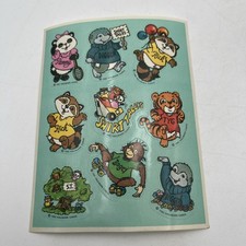 Vintage 1980 s Hallmark Shirt Tales Stickers 1 sheet unused New