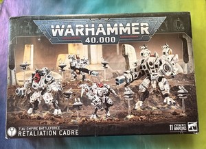 【WARHAMMER】Tau RETALIATION CADRE　新品未使用 Warhammer 40,00 40k Tau Empire Battleforce Retaliation Cadre Games