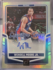 2024 Panini Donruss Wendell Moore Jr Auto Holo Signature Series #SS-WMJ MINT 🔥