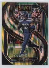 2024 Panini Select Premier Level Green & Yellow Shock Prizm AJ Barner #103 1pk2