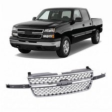 Ss Chrome Grille Whoneycomb Insert For 03-07 Silverado 1500 2500 3500 Pickup